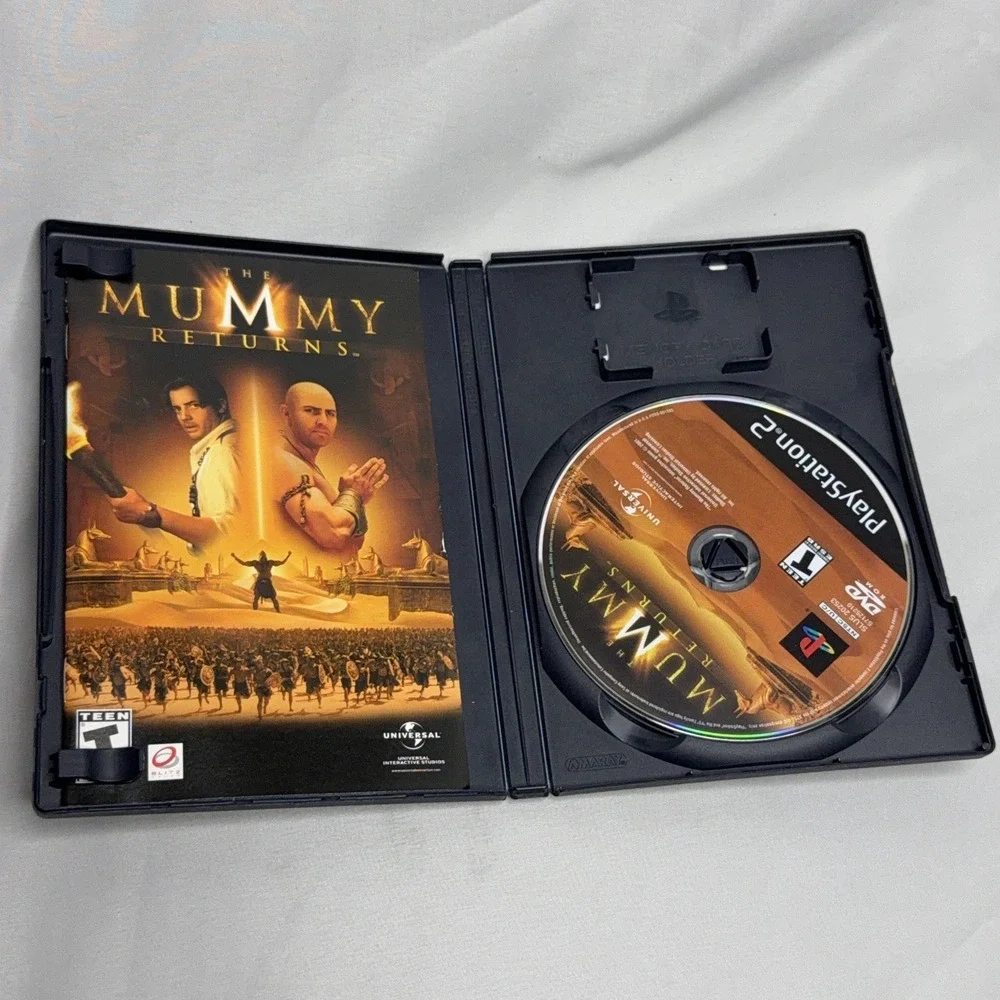 The Mummy Returns Sony PlayStation 2 PS2 Complete With Manual Tested CIB 2001